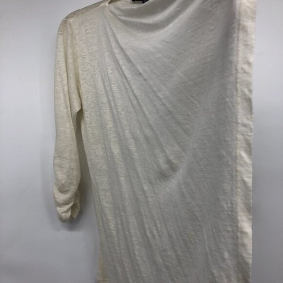Karen Kane Linen Cream Waterfall Open Cardigan size S - Picture 6 of 16